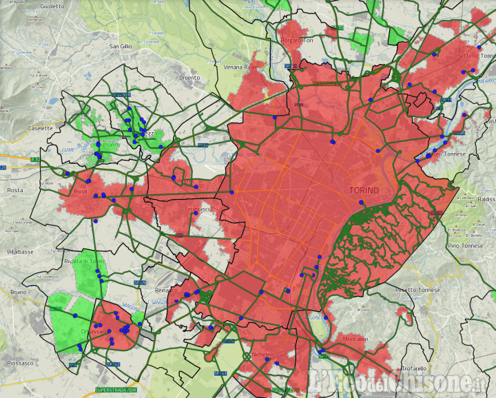 Semaforo rosso: da mercoledì 8 blocco per i diesel Euro 5 a Torino, Beinasco, Orbassano e Nichelino