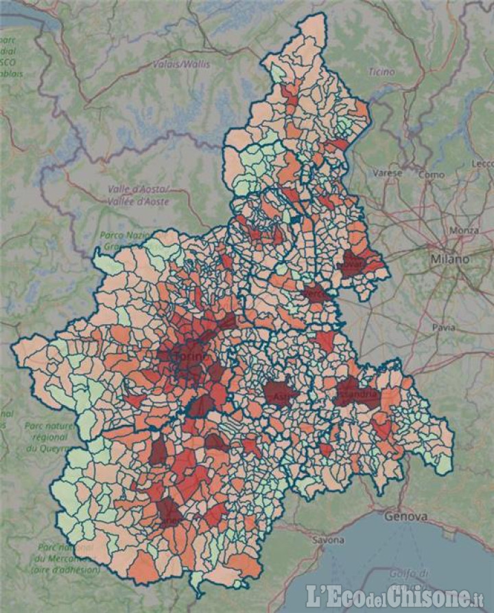 Da domani altri due Comuni del Piemonte in zona rossa, da lunedì tutta la regione