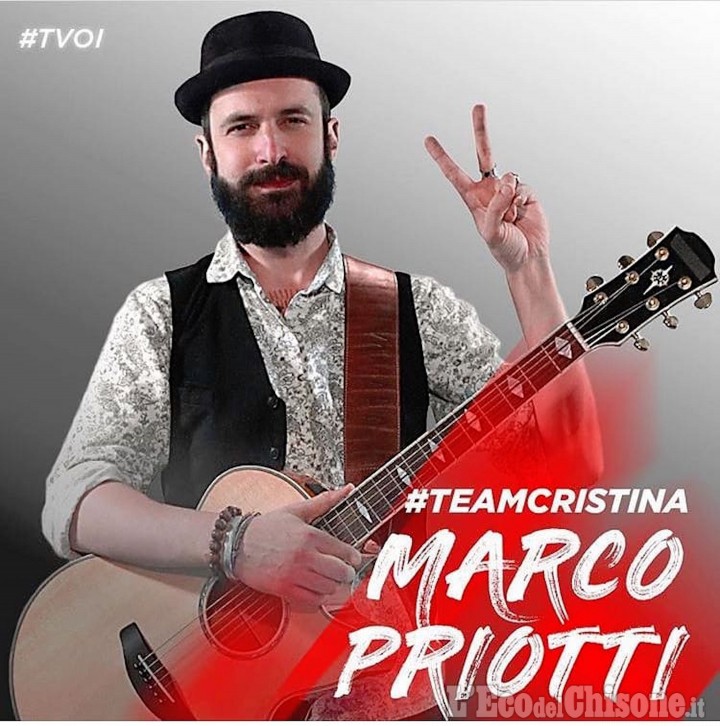 Il pinerolese Marco Priotti a The Voice of Italy
