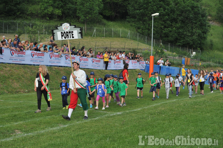 Si aprono i Giochi Mini Olimpici di valle a Porte, chiusure della strada a Malanaggio