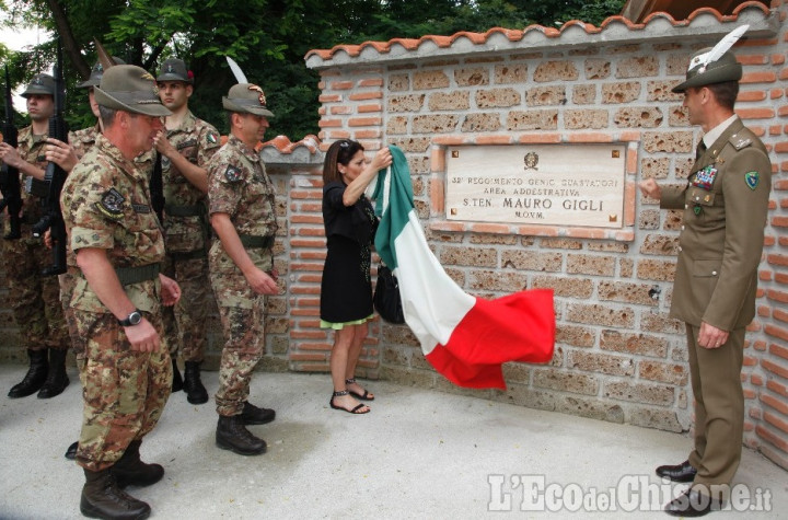 Intitolata a Gigli l&#039;area di addestramento Guastatori