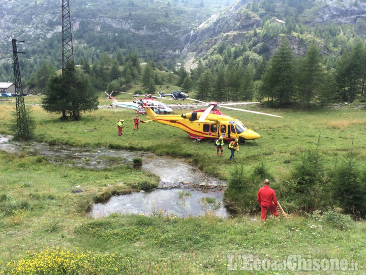 Aeroplano francese precipita al Moncenisio, quattro feriti soccorsi dal 118