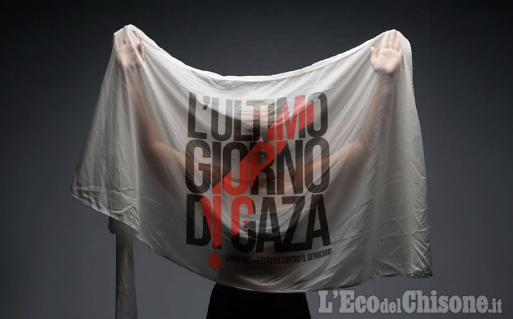 Sabato 24 maggio: lenzuola appesi ai balconi come "sudari" per ricordare le vittime palestinesi