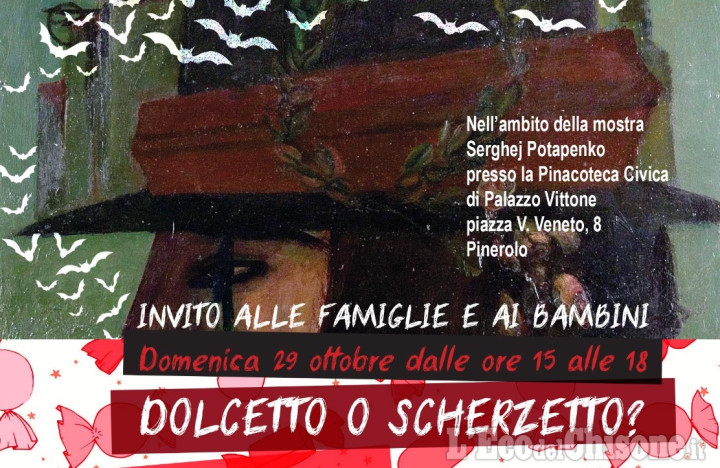 Pinerolo: anche i Musei Civici festeggiano Halloween, "Dolcetto o Scherzetto?" in Pinacoteca. 