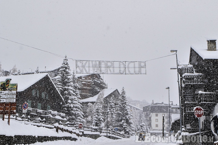 Sestriere: la neve accelera i preparativi per la Ski World Cup di dicembre