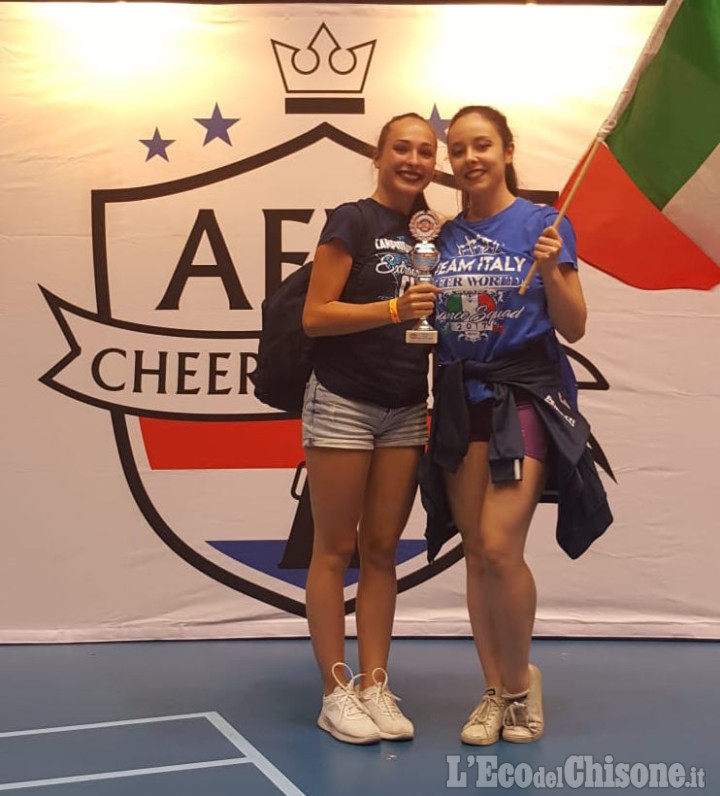 Europei di Cheerleading in Olanda: due pinerolesi sul podio