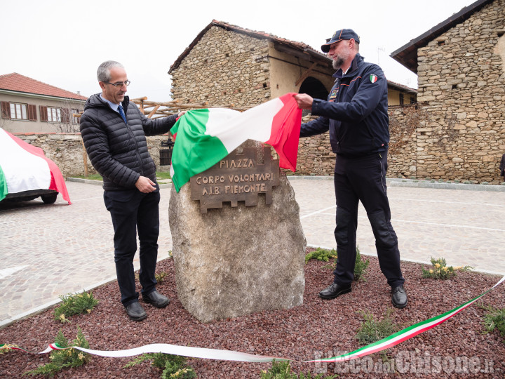 A Cantalupa la prima piazza piemontese intitolata agli Aib