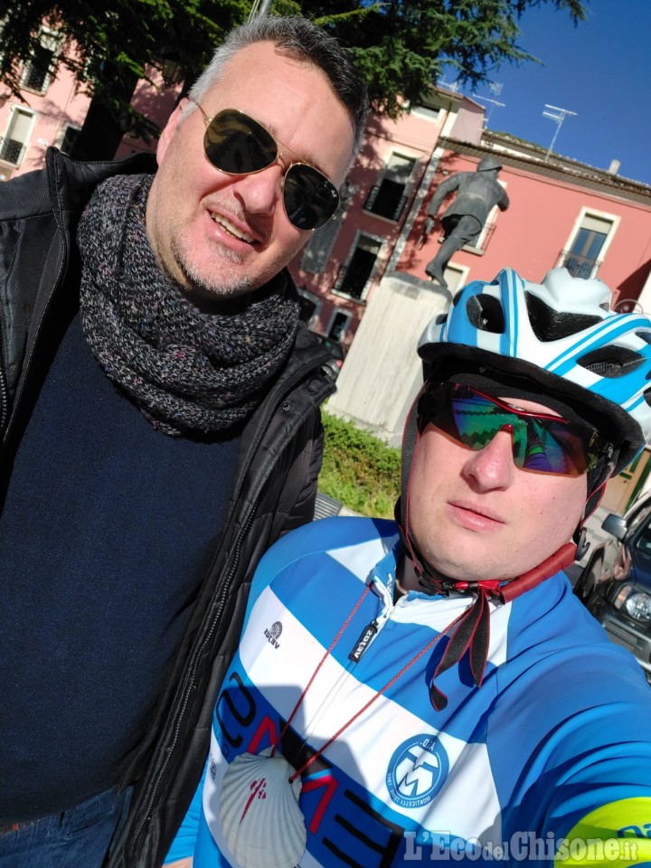 Ciclista di Usseaux bloccato in Molise per due mesi dal Covid e multato al rientro