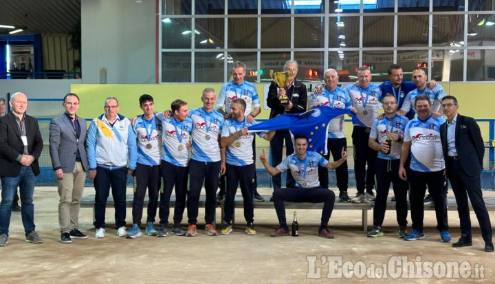 Bocce, storica domenica per La Perosina: ai valligiani la Coppa Europa