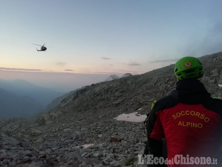 Riprese le ricerche dell'alpinista disperso sul Monviso