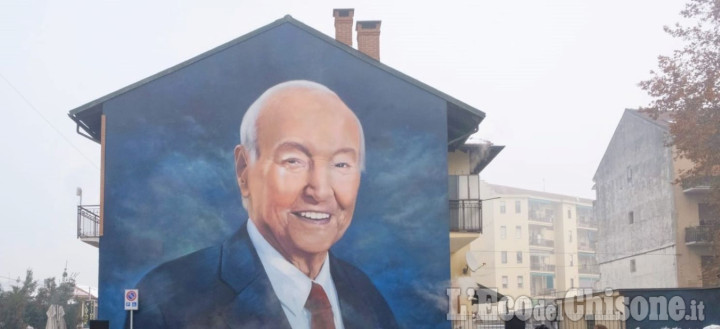 Nichelino: il murale dedicato a Piero Angela va in Tv