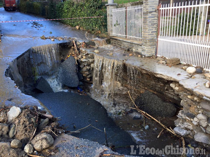 Alluvione a Pinasca: raggiunte le borgate isolate, alcune famiglie ancora senza casa