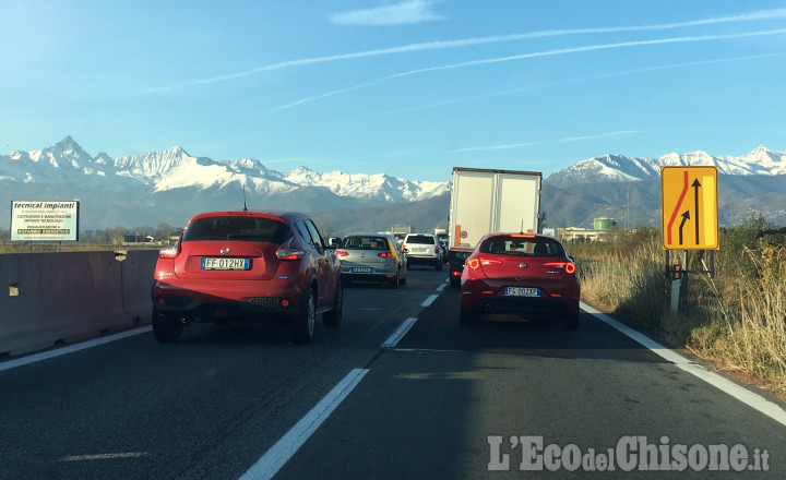 Pinerolo: rallentamenti sulla circonvallazione per lavori di messa in sicurezza