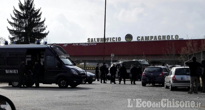Piobesi: carabinieri in azione al rave party nell&#039;ex salumificio