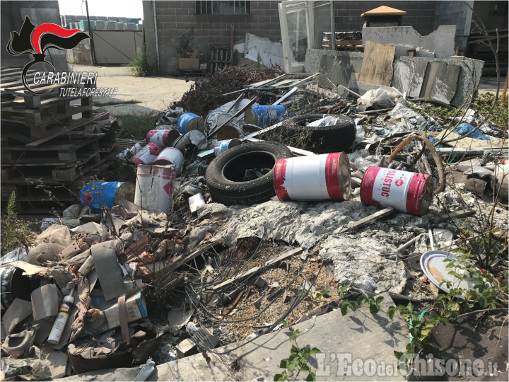Polonghera: rifiuti pericolosi abbandonati lungo il torrente Varaita