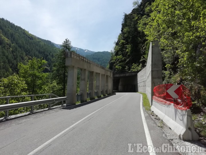 Val Germanasca: al via i lavori sulla Sp. 169 (semaforo dall'8 giugno) e alla Strada del Colletto a Salza