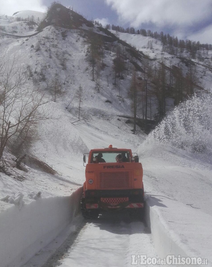 Colle delle Finestre: frese in azione aspettando il Giro d&#039;Italia