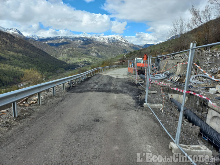 Sp 23 del Sestriere: riaperta a Champlas du Col a senso unico alternato