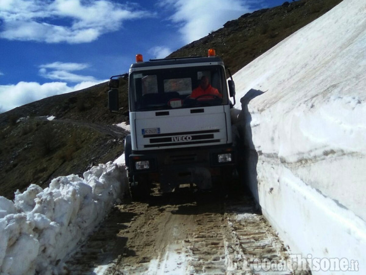 Nevicate in quota: chiuse le Provinciali dell&#039;Assietta e delle Finestre