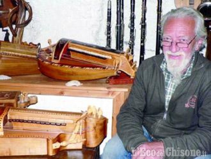 Pragelato: è mancato Guido Ronchail, artista e costruttore di ghironde