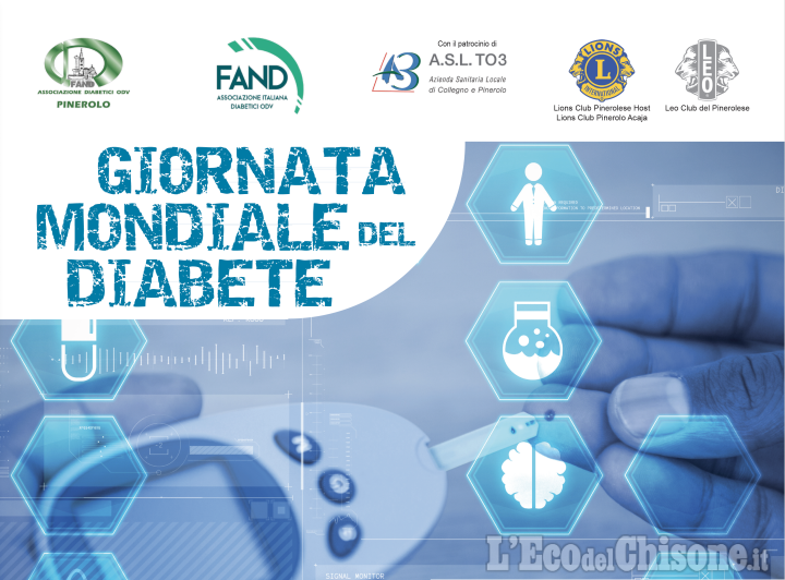 Pinerolo: screening gratuito sul diabete sabato 16