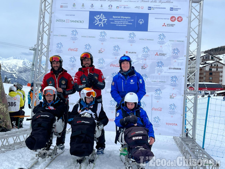 Special Olympics Invernali, a Sestriere e Pragelato pinerolesi da podio