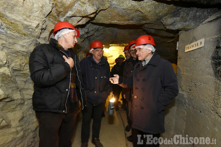 Il presidente della Regione Chiamparino all&#039;Ecomuseo delle miniere della Val Germanasca