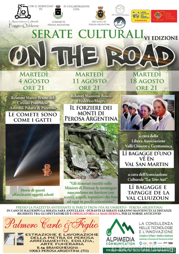 Serata "On the road" sul "Forziere dei monti di Perosa Argentina"
