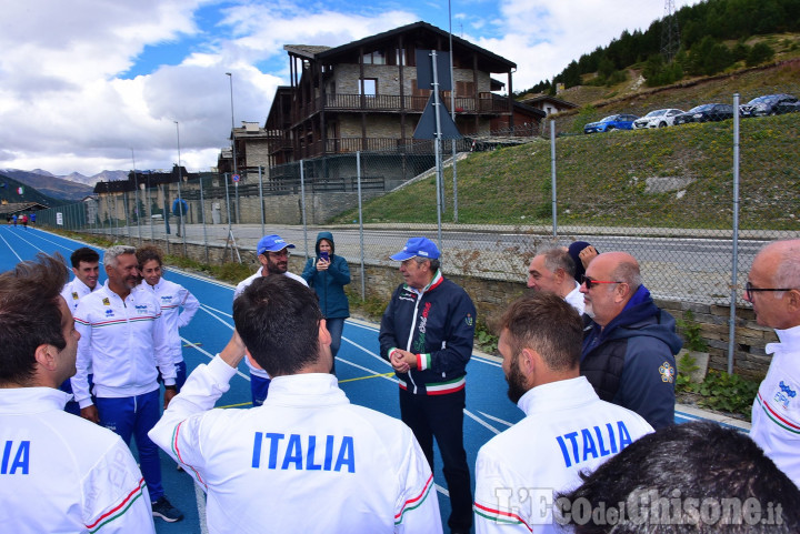 Sestriere: gli azzurri del Pentathlon Moderno in allenamento al Colle