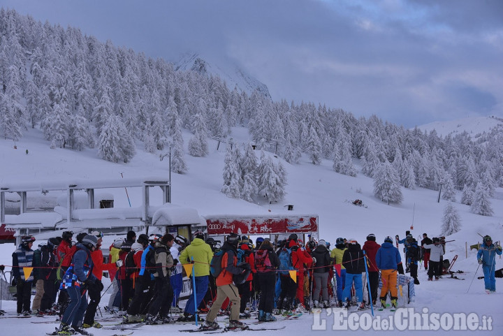 Sestriere: una nevicata d'eccezione a pochi giorni dal Natale