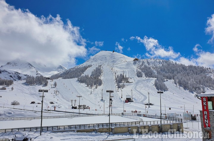 Montagne olimpiche: la nevicata di fine stagione