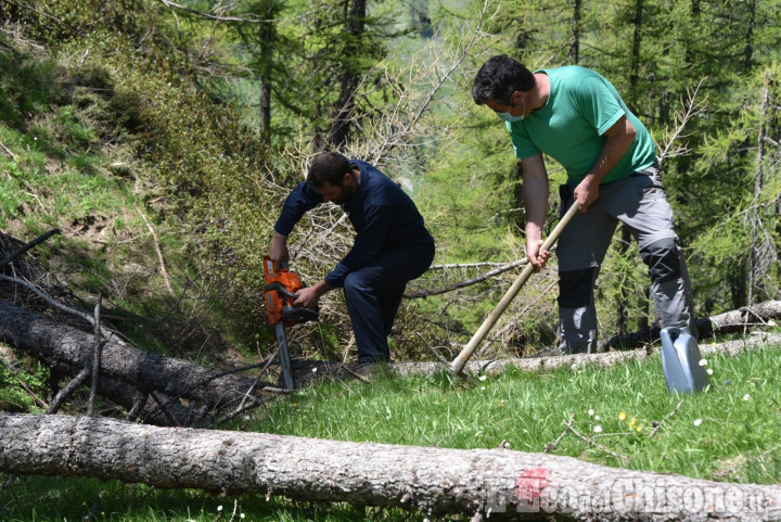 Sestriere: sistemazione dei sentieri e calendario degli eventi estivi, dalle moto al Giro d'Italia