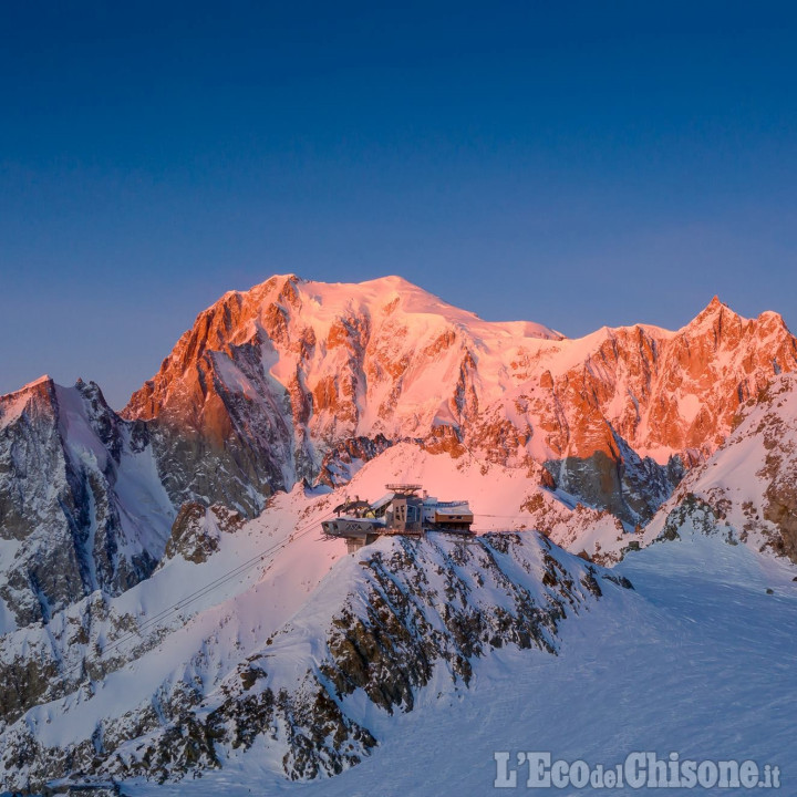 Bricherasio: ore di apprensione per due alpinisti dispersi sul Monte Bianco