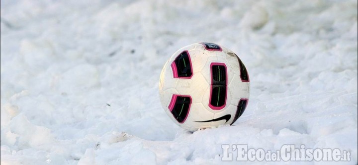 Calcio, la neve blocca tutta l&#039;attività regionale: turno rinviato al weekend successivo