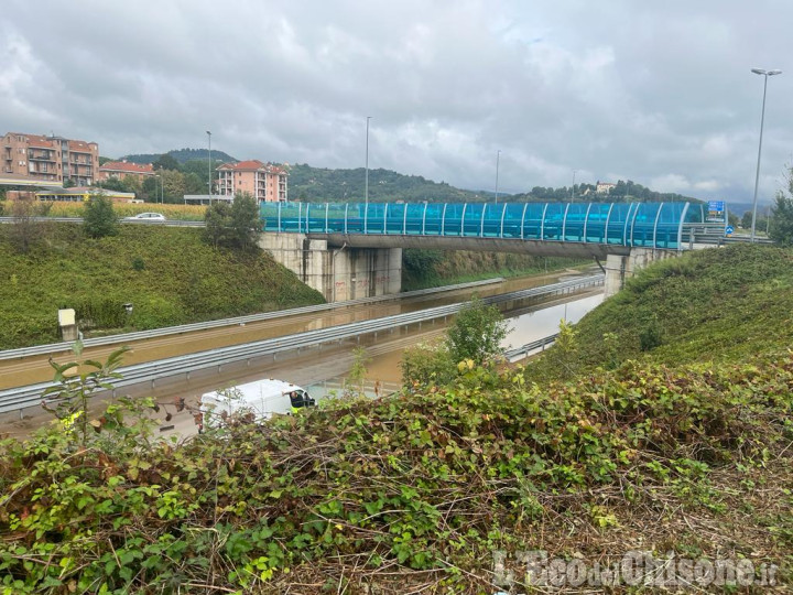 Pinerolo: ancora allagato il sottopasso alle porte della città