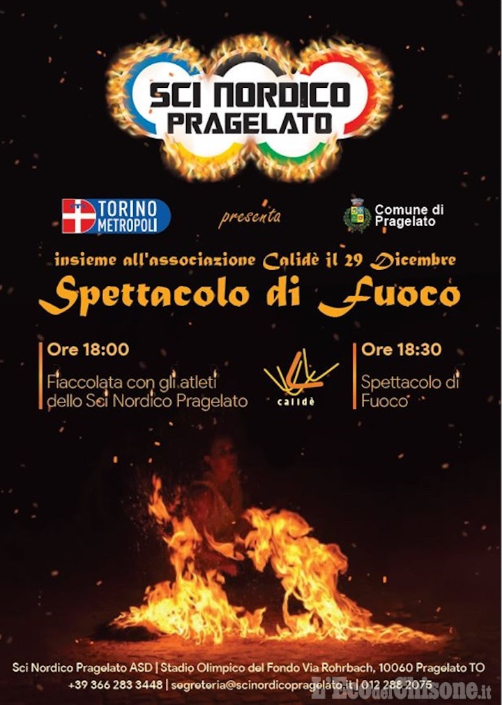 Pragelato: annullato lo "Spettacolo di fuoco"