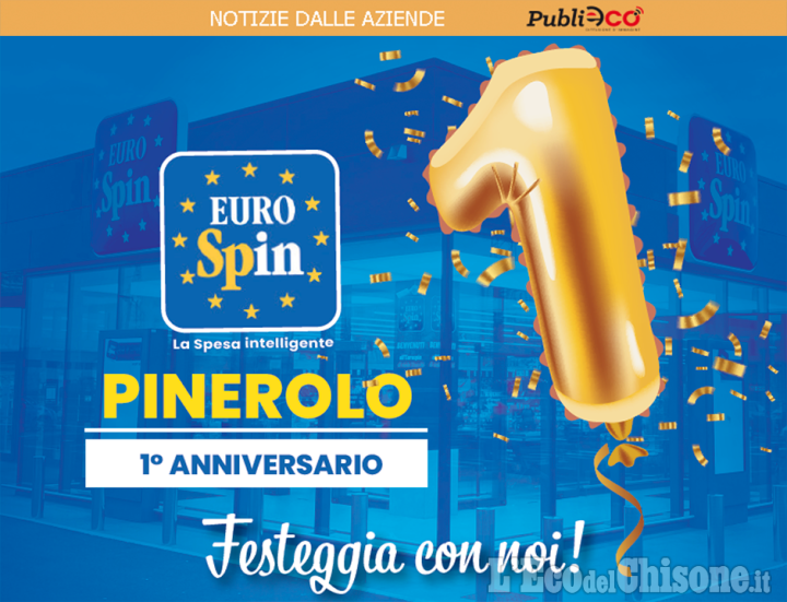 Eurospin Pinerolo festeggia un anno