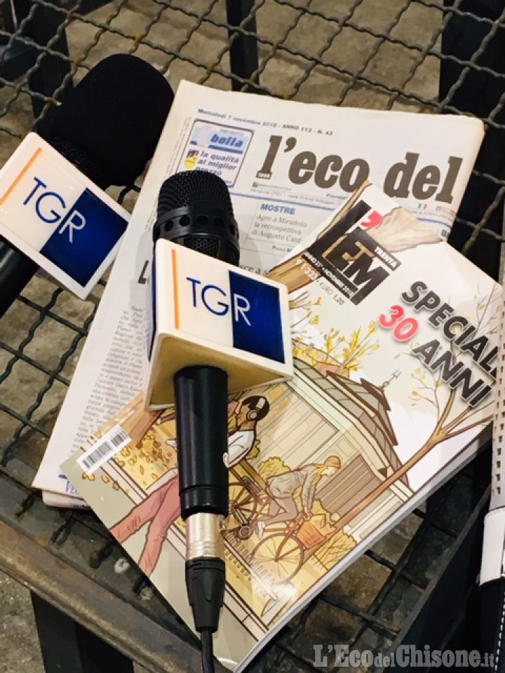L&#039;Eco del Chisone al TGR Piemonte in un servizio a Cavour dedicato a Tuttomele