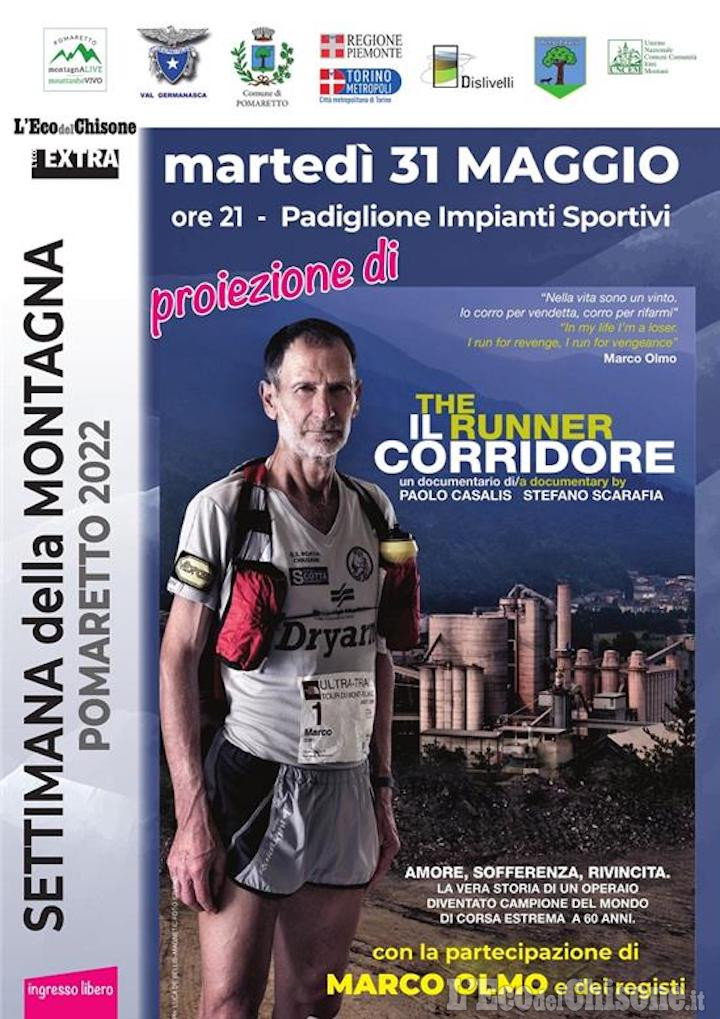 Settimana della Montagna di Pomaretto: stasera il documentario "The runner"