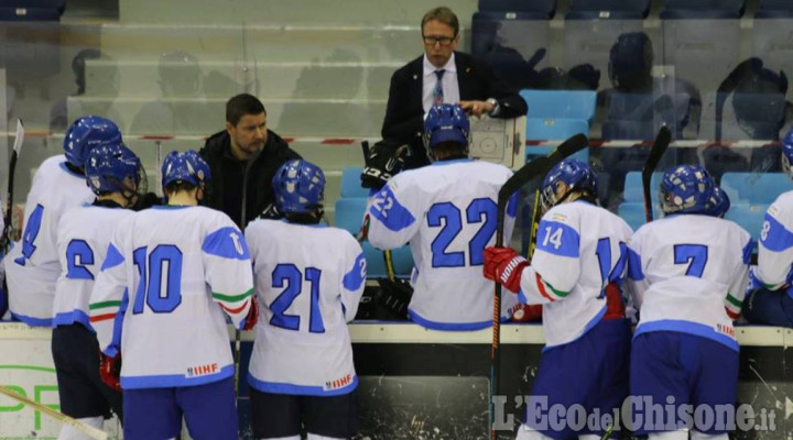 Hockey ghiaccio, azzurri ai mondiali under 18 Basraoui, Payra e Filippo Salvai