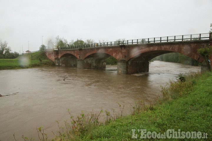 Maltempo: Villafranca, per Po e Pellice deflusso regolare. Piccole esondazioni sui rii minori 