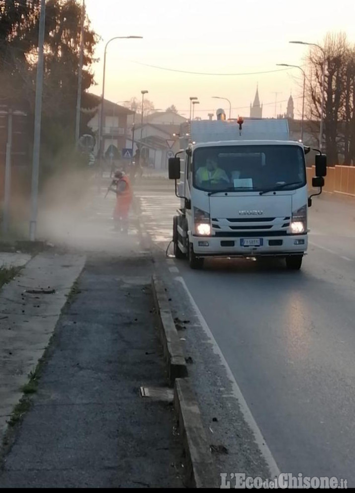 Villafranca, sanificazione strade (anche nelle frazioni)