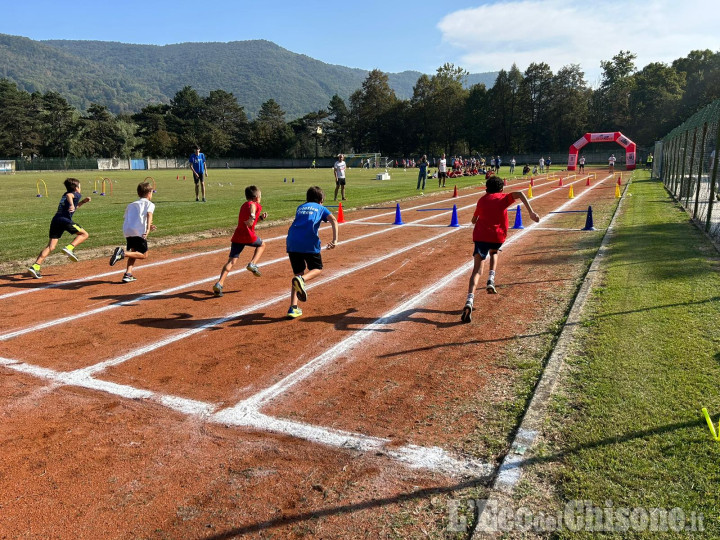 Atletica: il Grand Prix Esordienti sulla pista in terra rossa di Villar Perosa
