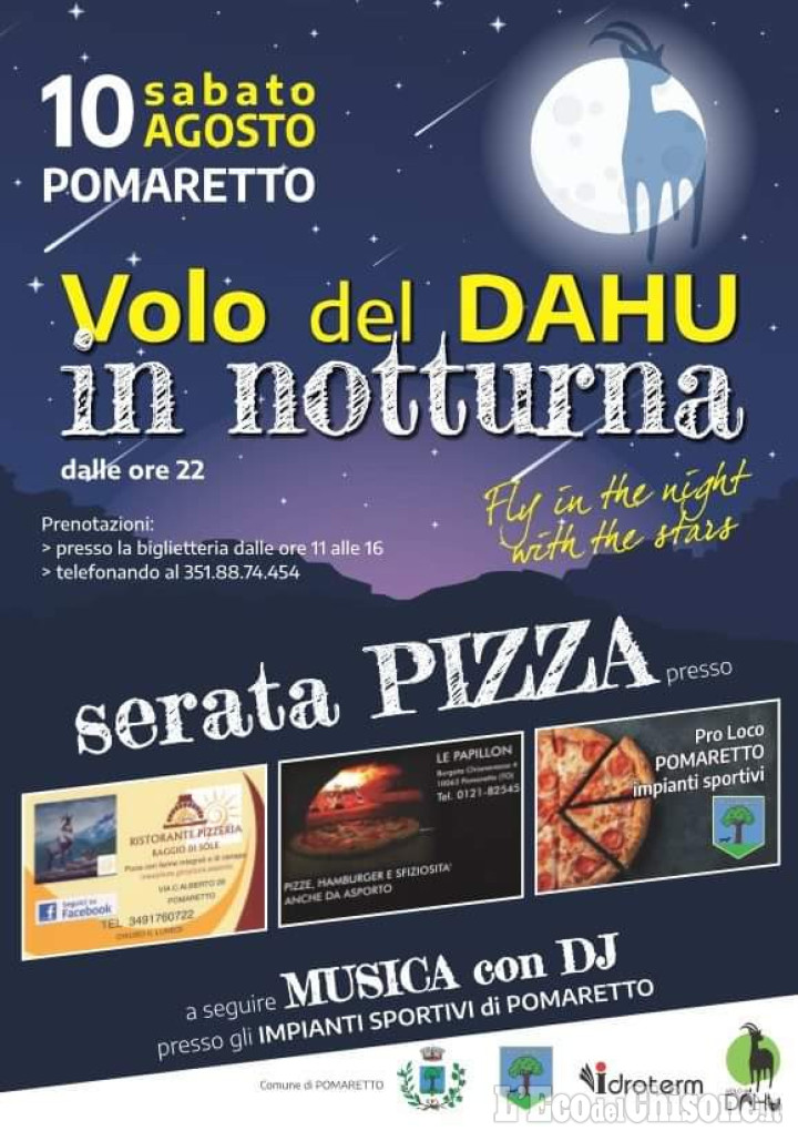 Volo del Dahu anche di notte e offerta con Scopriminiera