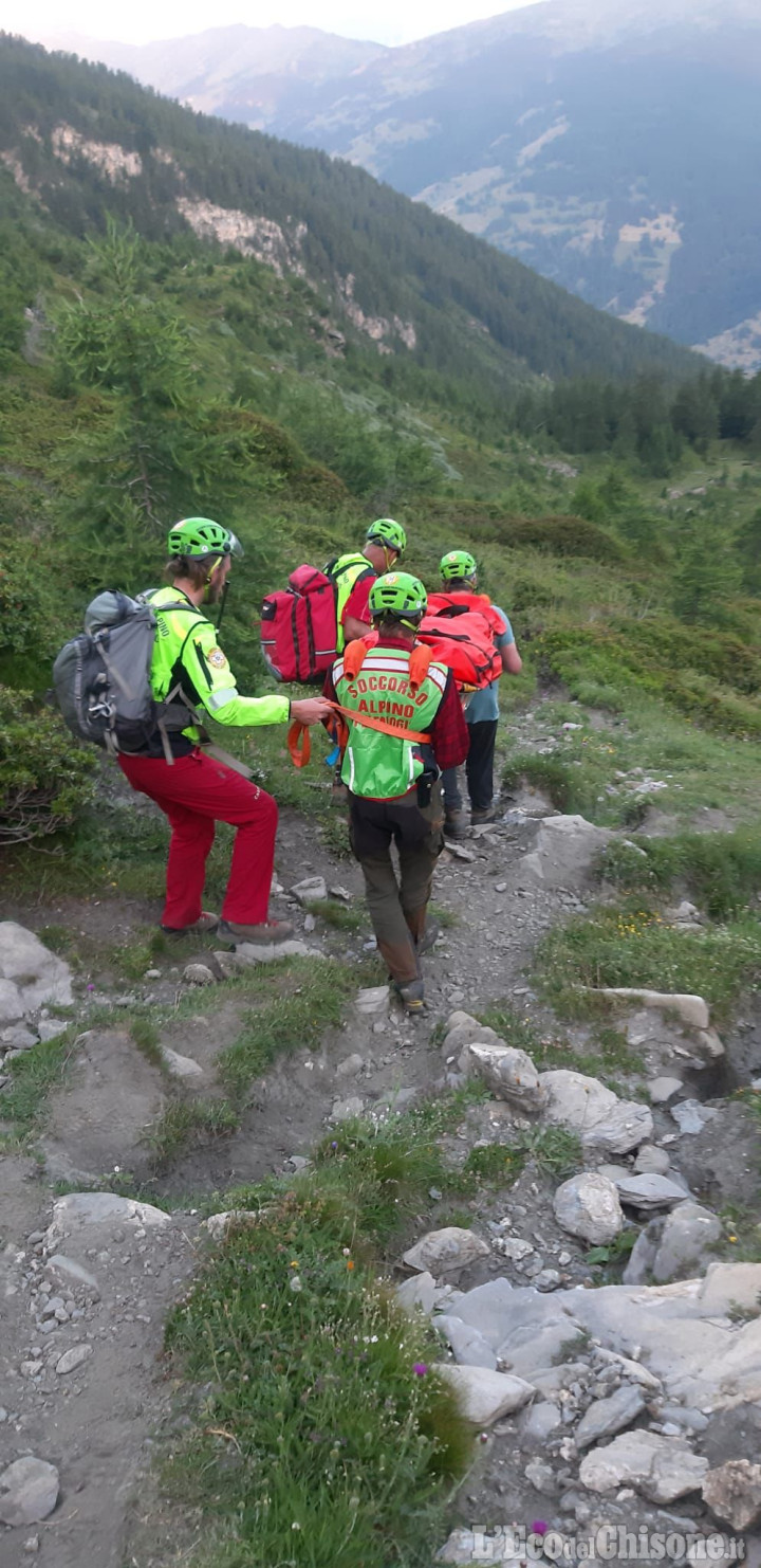 Soccorsa escursionista quattordicenne sul monte Albergian