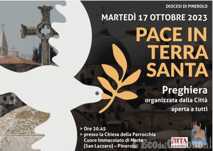 "Pace in Terra Santa": questa sera preghiera interconfessionale a Pinerolo