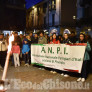 Pinerolo:Fiaccolata per il 25 Aprile in piazza Facta