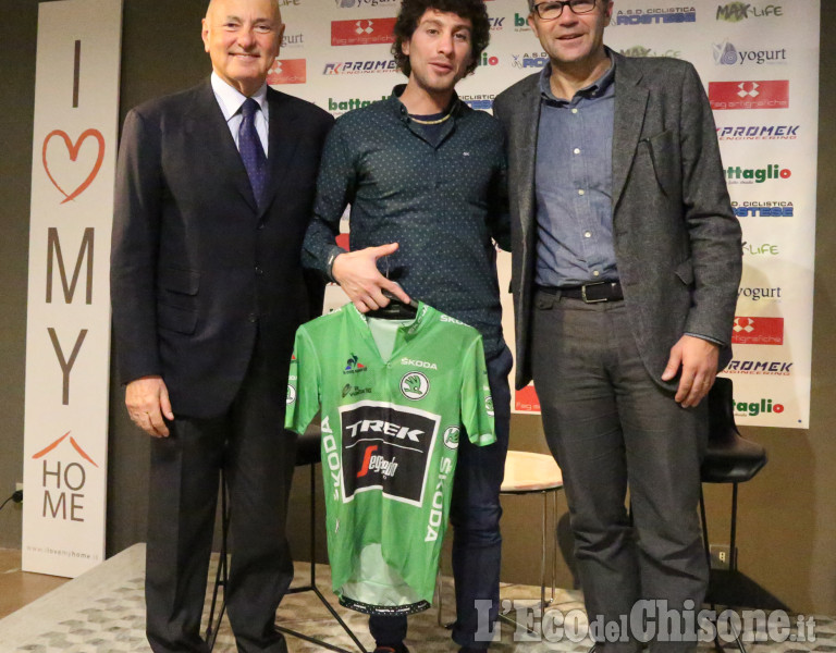 Ciclistica Rostese ad Orbassano con maglia verde Felline