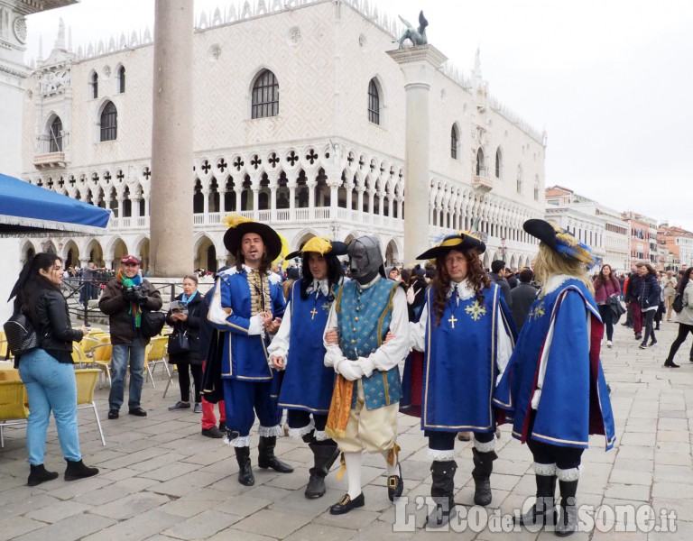 La Maschera di Ferro in piazza S. Marco a Venezia