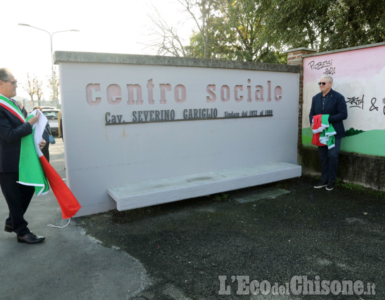 Piobesi: commemorazione 4 novembre e intitolazione centro sociale e bocciofila